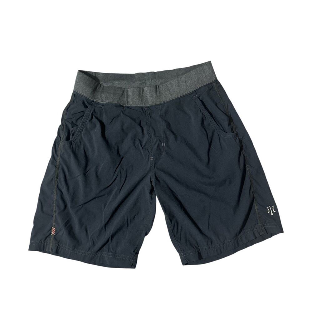Rhone Shorts Mens M Black Training 8" Inseam Flat Front Pockets Drawstring